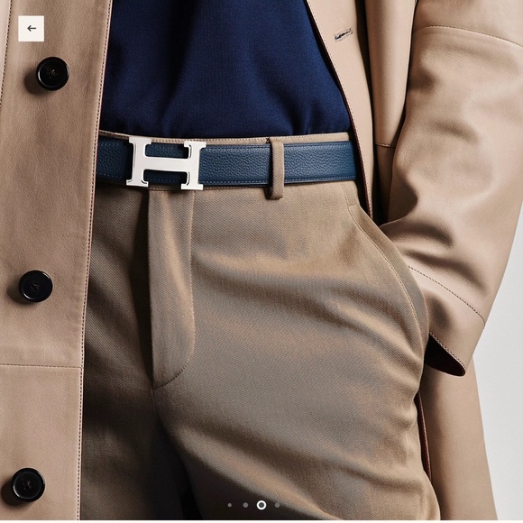 Hermes H Belt buckle and reversible leather strap - Picture 3 of 17